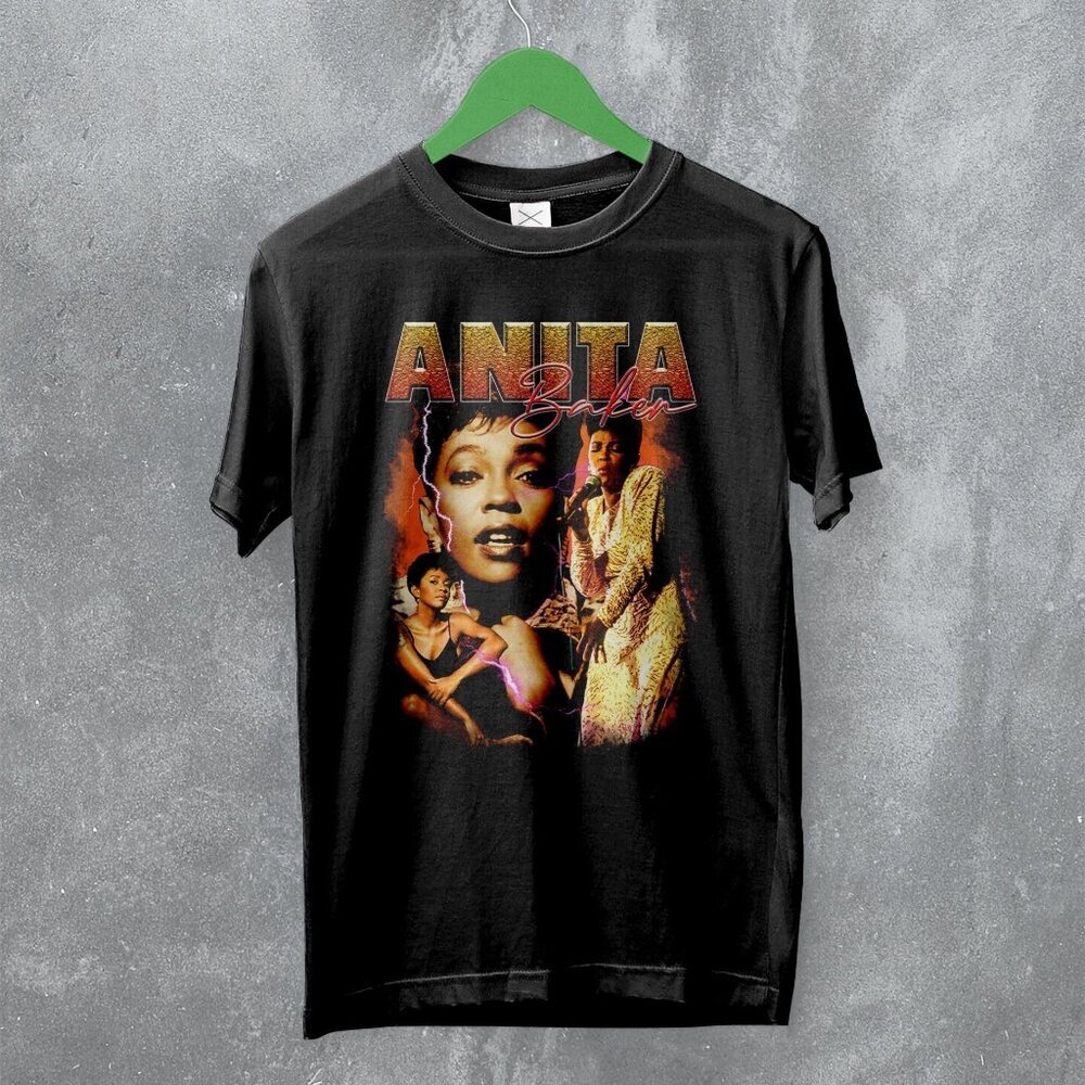 Anita Baker 80s American Soul Singer RB Music Album Graphic Art T-Shirt 91
